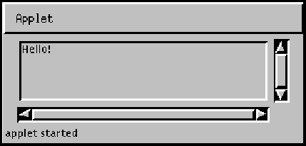 A TextArea showing the word
 * 'Hello!'